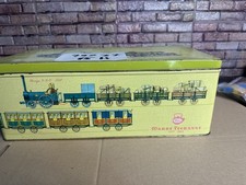 Gro&szlig;e Teekanne Dose, Blechschachtel Gr&ouml;&szlig;e 37cm Eisenbahn, Der Adler Antik