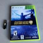 Guitar Hero Live (Xbox 360) CIB Complete 2 Discs + USB Wireless Receiver Dongle