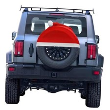 Christmas Spare Tire Hat - Santa Claus Hat Wheel Covers for RVs, Red HAT