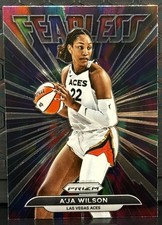 2022 Panini Prizm WNBA #2 A'ja Wilson Get Fearless Insert - Las Vegas