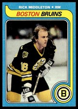 1979-80 Topps Hockey Card Rick Middleton Boston Bruins #10 EX-MT