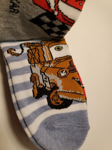 Disney Pixar Cars Boys Socks 5 pair Size 10-4 Low ride 5 Different patterns - Picture 3 of 7