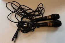 2 PYLE Microphones Mini Microphone and 2 Body Pack Transmitter VHF UHF wireless