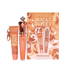 Sunkissed Sugar Sweet Salted Caramel Gift Set 16ml Lip Conditioner + 8ml Lip Glo