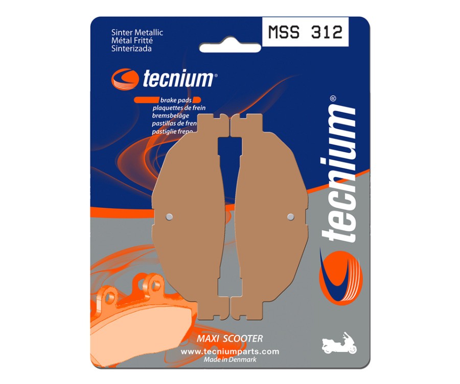 Plaquettes de frein TECNIUM métal fritté MSS312 la qualité premium métal