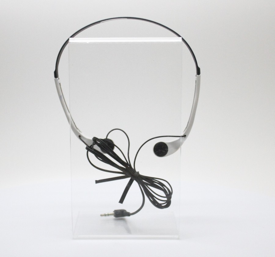 [可動品]ビンテージソニーイヤホン sonysports MDR-W014 Vintage Sony Lightweight Vertical Wired Headphones (MDR-W014