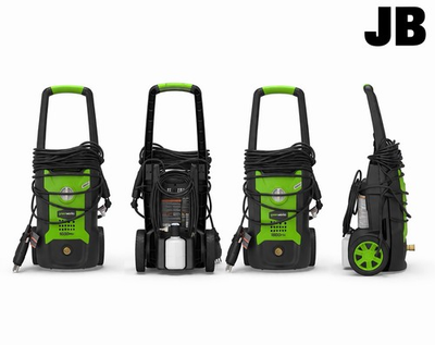 #ad Greenworks 1600 PSI Corded Electric Pressure Washer Green Black $104.99