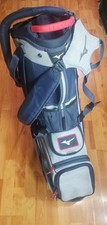 Mizuno BR-DX Stand bag 14 way Divider Top Navy /Grey/ Red W Raincover