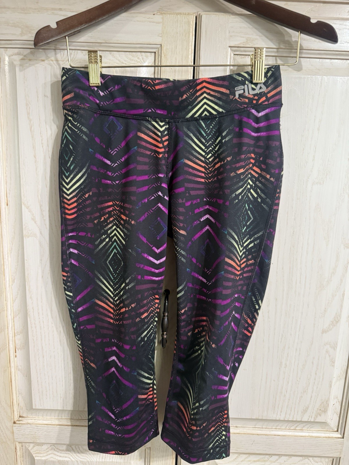 Leggings Fila Sport Performance Running Mid Skimmer Rise Capri XS