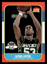 1986 Fleer Basketball #64 Alton Lister NM/MT *f2
