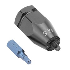 Pneumatic Pull Setter Air Rivets Nut Gun Rivet Nut Head M5 Hex Straight Shank UK