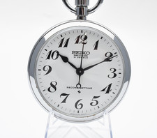 SEIKO PRECISION 6110-0010 Working 21 Jewels Manual Winding Pocket watch Japan