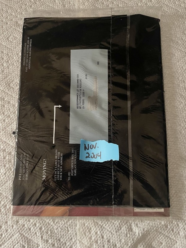 Sealed MINT November 2004 Playboy Magazine Brooke Burke In Original Postal Bag