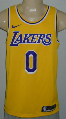 Kyle Kuzma #0 Los Angeles Lakers Gold Nike Engineered NBA Swingman