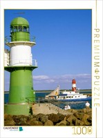 Calvendo Puzzle Leuchtturm WarnemüNde | 1000 Teile Lege-GrößE 64X48Cm Foto-Puzzl