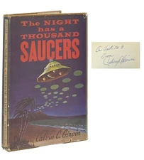 Calvin C Girvin / The Night Has a Thousand Saucers Signed 1st Edition 1958