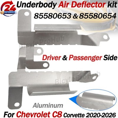 For C8 Corvette 20+ Underbody Driver & Passenger Air Deflector 85580653 ...