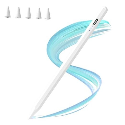 10/9th Gen iPad Pencil Stylus for 2018-2022 Models in White-image