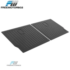 For 14-19 BMW I01 I3 All Season Backrest Mats Rear 2nd Row Seats Cover Pad TPE