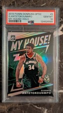 2019-20 Panini Donruss Optic My House Holo Giannis Antetokounmpo #5 PSA 10