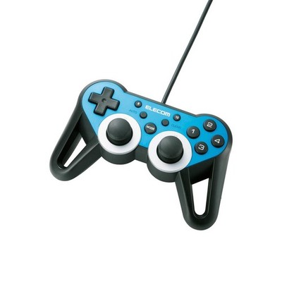 ELECOM 2010 Gamepad USB Connection Final Fantasy XIV: Recommended Blue JC-U3312S