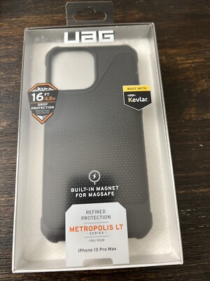 UAG Metropolis LT MAGSAFE Case For iPhone 13 PRO MAX 6.7'' Black OPEN BOX NEW!