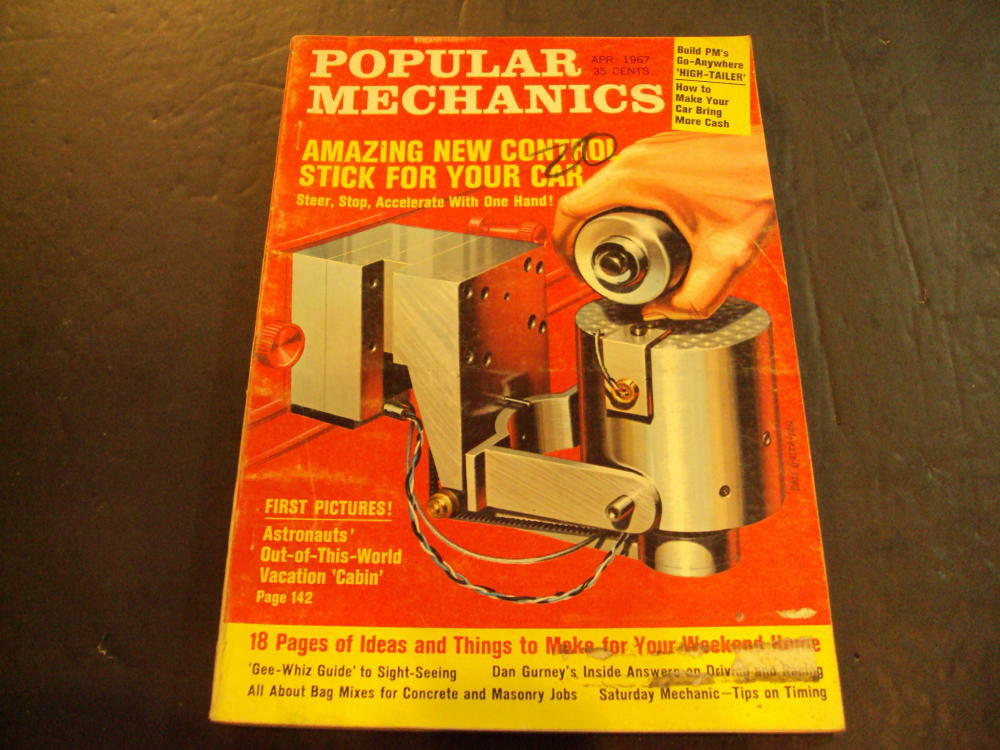 Popular Mechanics Apr 1967 Astronauts Out Of This World Vacation Cabin ID:48730