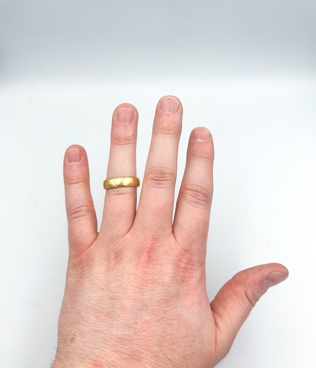 Authentic Tiffany 1999 Men's 18k Gold 6mm Wedding Band