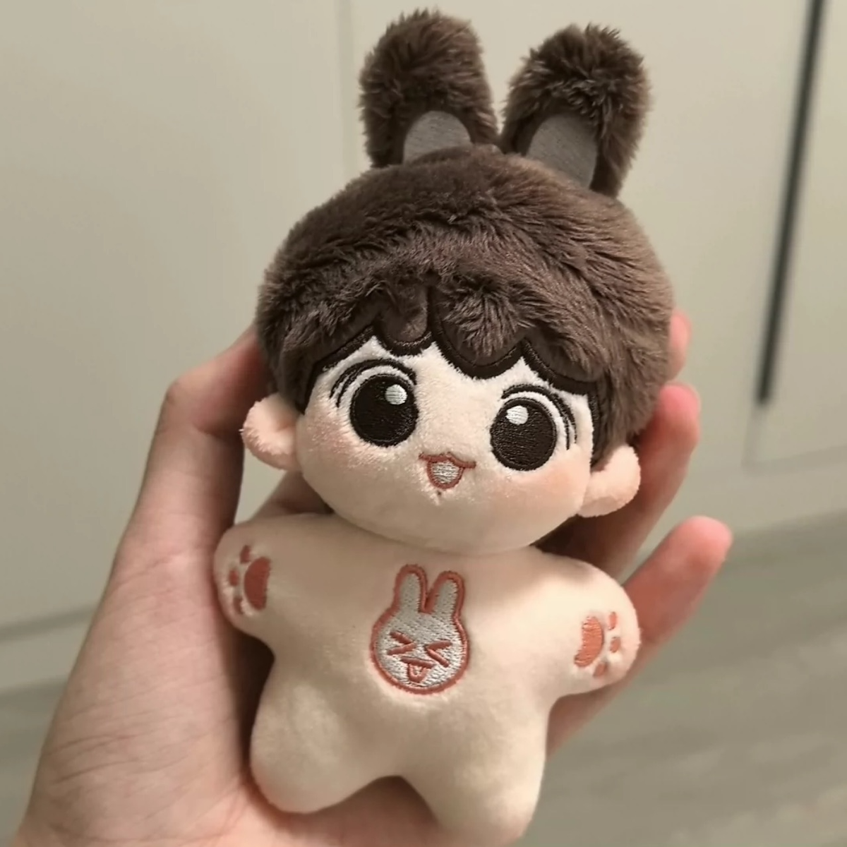 10cm KPOP Bangtan Boys Plush Baby JUNGKOOK Doll Stuffed Toy+