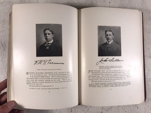 The Century Class Book of the Lehigh University Antique Leather Bound Yearbook - Bild 7 von 9