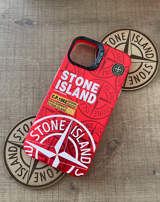 Stone Island coque iPhone 13 pro sylver Nouveau Modèle Cagoule rose