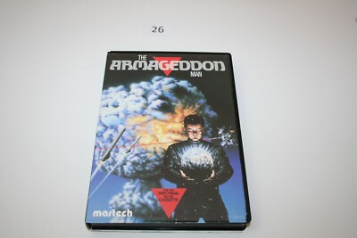 ZX Spectrum Game Tape - The Armageddon Man: Martech Games Ltd + Karte + Sticker