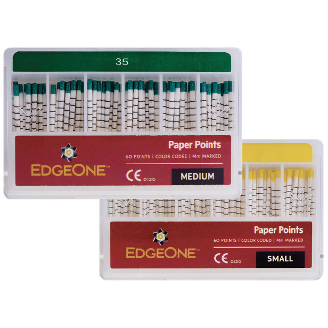 Endodontic EdgeOne Paper Points By EdgeEndo (60/Pack) | eBay