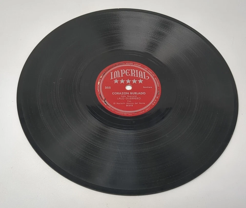 Lalo Guerrero Imperial 78 Corazon Burlado El Lavadero Latin Spanish Vinyl VTG - Image 2 of 4