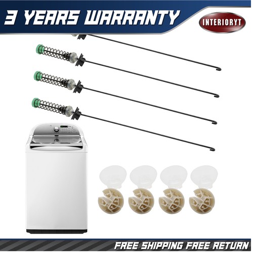 4pcs W11130362 Washer Suspension Rod Kit For Whirlpool WTW5000DW0