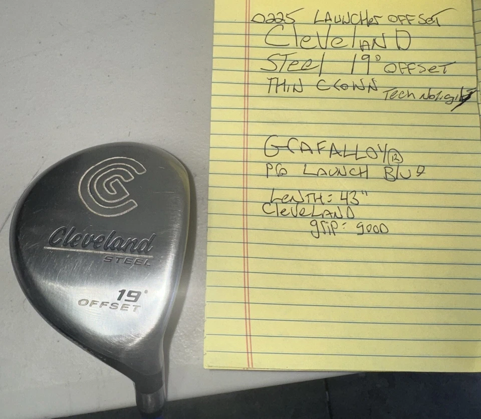 Cleveland Launcher Steel 2006 19 Deg Fairway Wood Regular Grafalloy 43” - Image 2 of 4