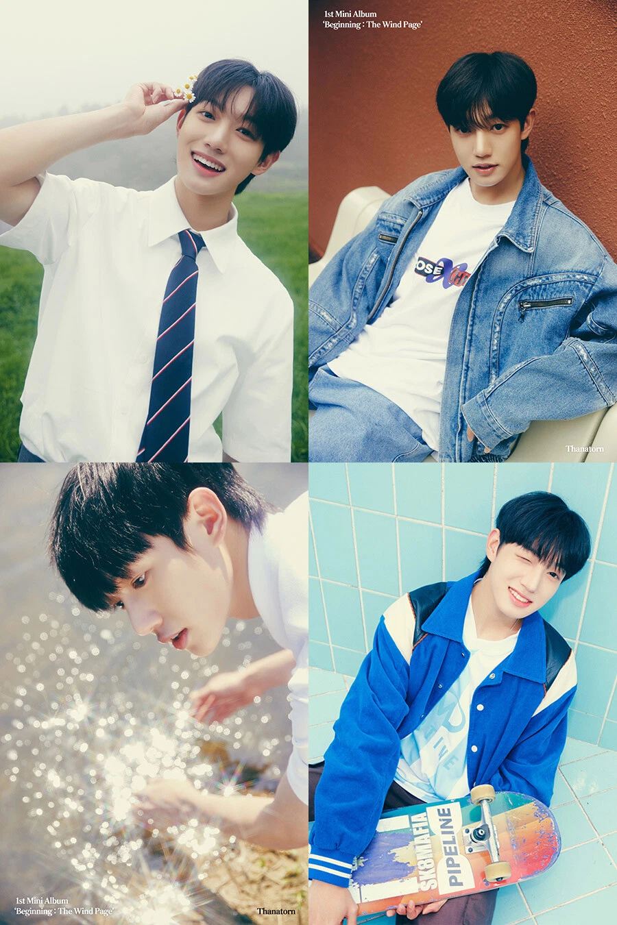 The Wind◆Beginning : The Wind Page◆サインCD THE WIND [BEGINNING:THE WIND PAGE] 1st Mini Album CD+Photo Book+4