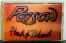 Poison   Flesh  Blood - 1990 Capitol C4 91813 Cassette Tape, Album