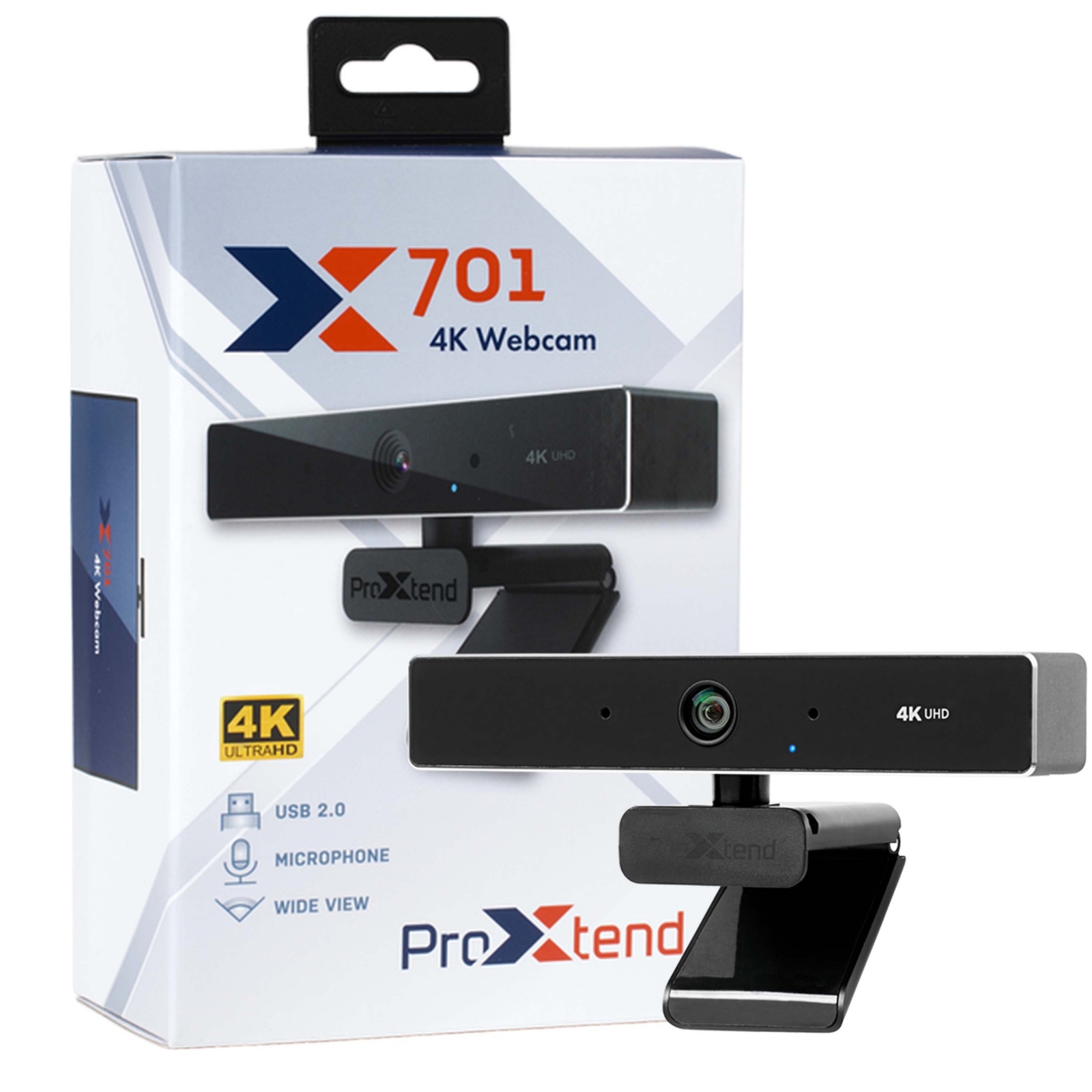 Webcam 4K USB Camcorder Camera 8MP Mens Desktop Computer Conference Mic-image