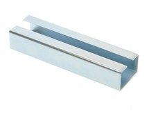 Aqbau&reg; Pfostenadapter Pfostenverl&auml;ngerung  Doppelstabzaun f&uuml;r Zaunpfosten 60x40