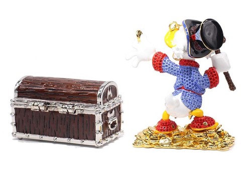 Uncle Scrooge's with Trinket Box Crystallized, by Arribas Disneyland Paris - Picture 2 of 2