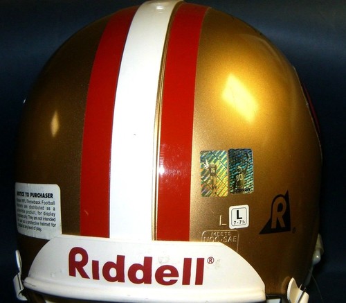JERRY RICE JOE MONTANA AUTOGRAPHED SAN FRANCISCO 49ERS FS PROLINE HELMET INSC - Picture 5 of 5
