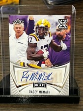 2021 RACEY MCMATH Leaf NFL Draft Auto Rookie RC BA-RM2 - TITANS NFL + LSU