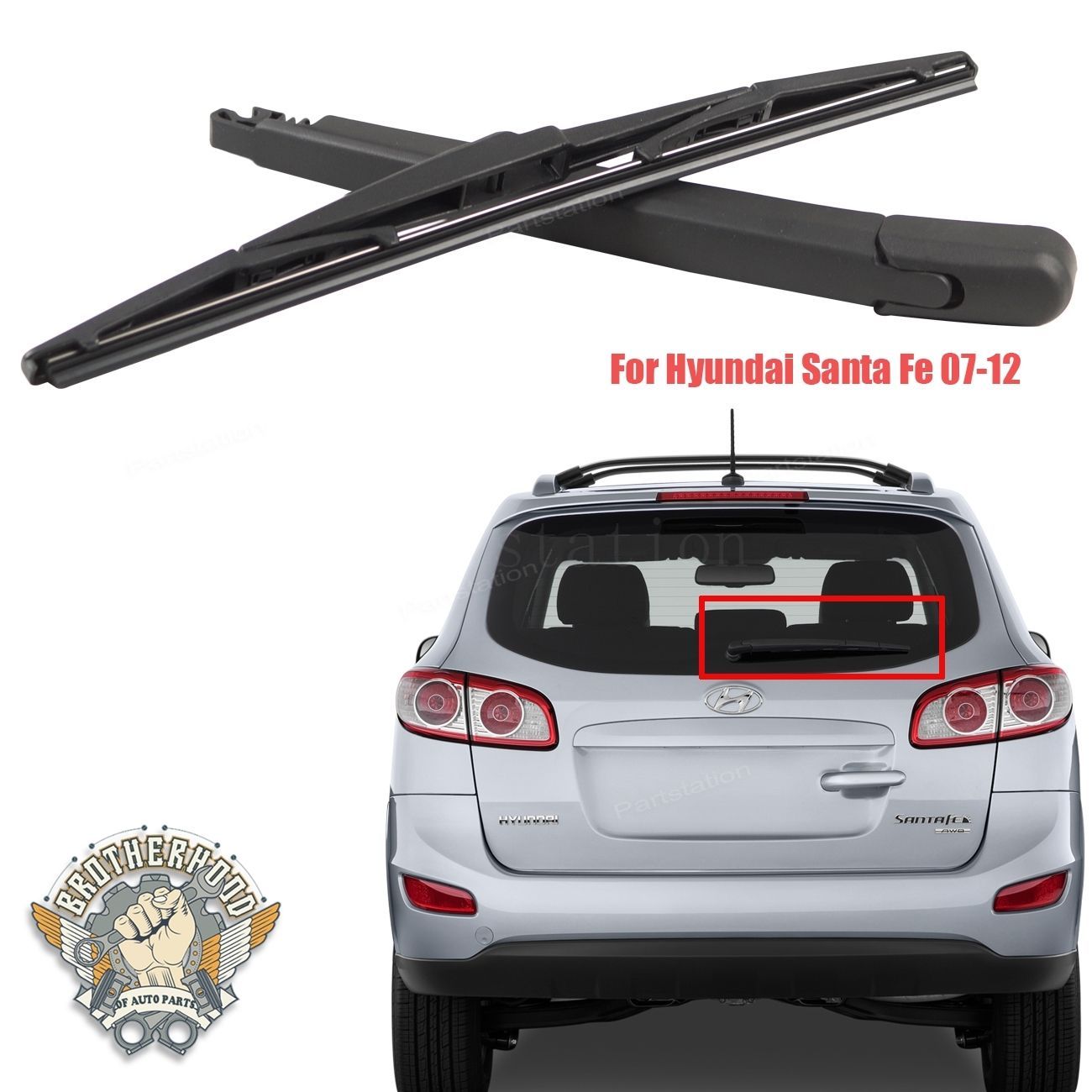New Fits Hyundai Santa Fe 988112B000 Rear Windshield Wiper Arm 