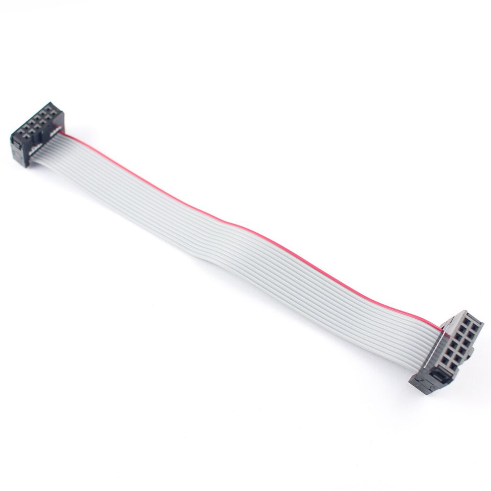 2Pcs 2.54mm Pitch 2x6 Pin 12 Pin 12 Wire IDC Flat Ribbon Cable Length ...