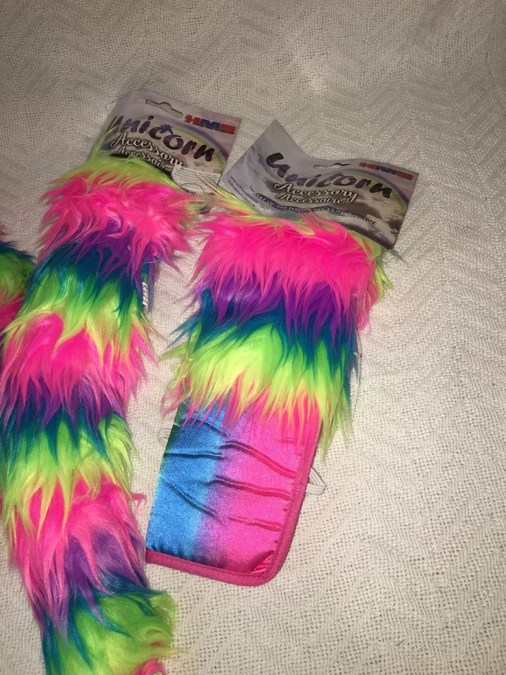 Kit de accesorios de disfraz de 3 piezas para mujer HMS para unicornio arco iris, nuevo con etiqueta Foto 4 de 4