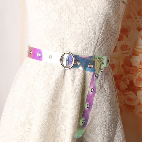 Retro Style Plastic Belt Stretchy Thin Waist Seal for Ladies Banquet Decor - Picture 3 of 8