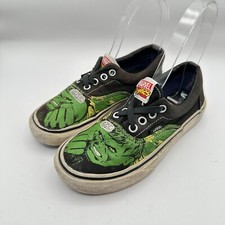 Vans Marvel Sneakers Shoes Kids 13 Green Blac...