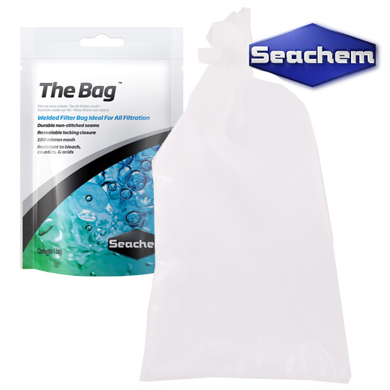 Seachem The Bag Aquarium Fish Tank Welded Micro Media Mesh Filter Pouch