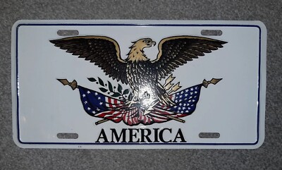   American Eagle & Flag   Blechschild   USA Vintage Retro   Rarität   Wanddeko 